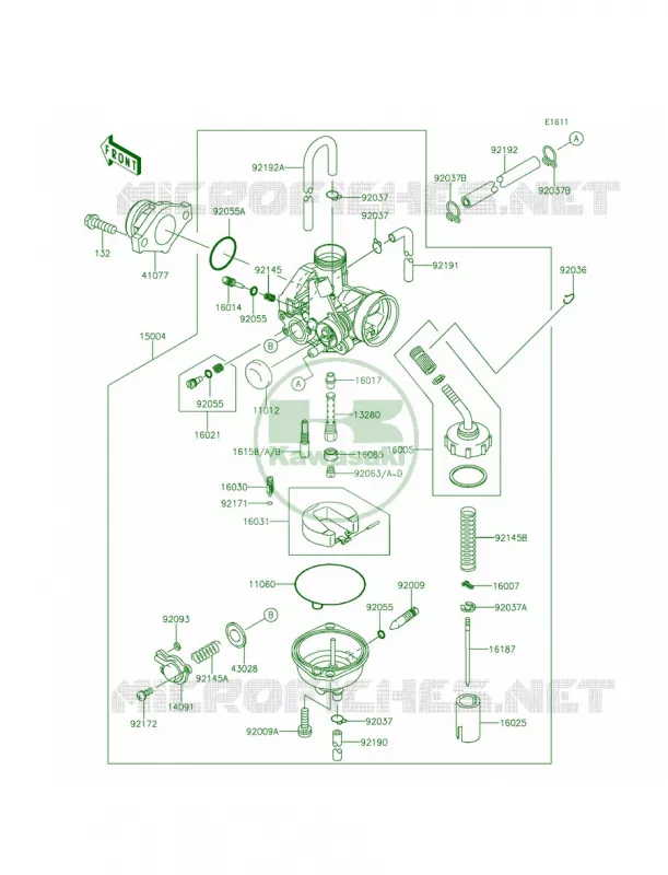 Carburetor Kawasaki MOTOS 140 2015 KLX140  KLX140AFF