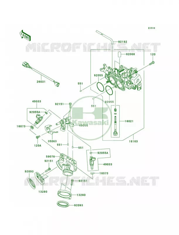ThrottleD6FD7F Kawasaki MOTOS 900 2007 Vulcan 900 Classic LT  VN900D7F