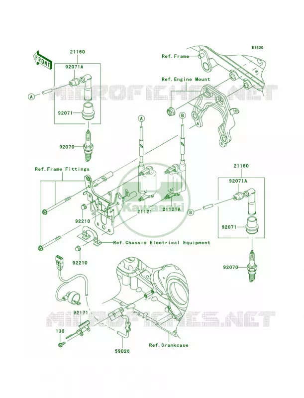 Ignition System Kawasaki MOTOS 2000 2006 Vulcan 2000 Classic LT  VN2000F6F