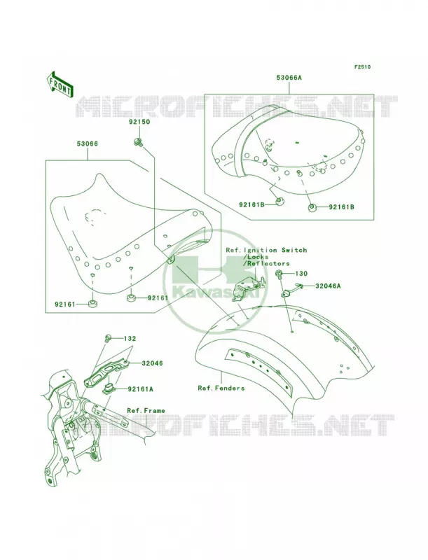 Seat Kawasaki MOTOS 2000 2006 Vulcan 2000 Classic LT  VN2000F6F