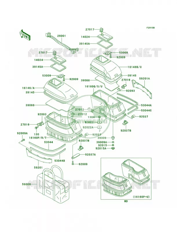 Accessory Kawasaki MOTOS 1200 2003 Voyager XII  ZG1200-B17