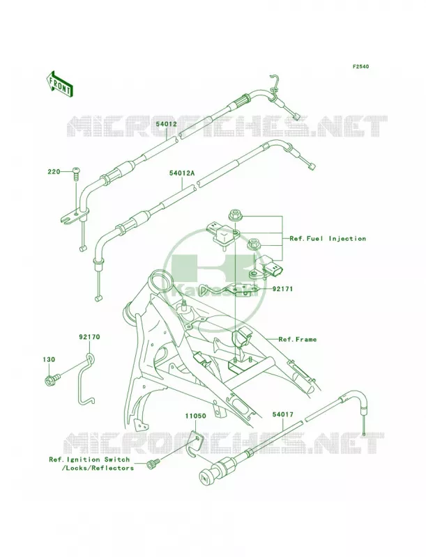 Cables Kawasaki MOTOS 1500 2002 Vulcan 1500 Nomad Fi  VN1500-L3