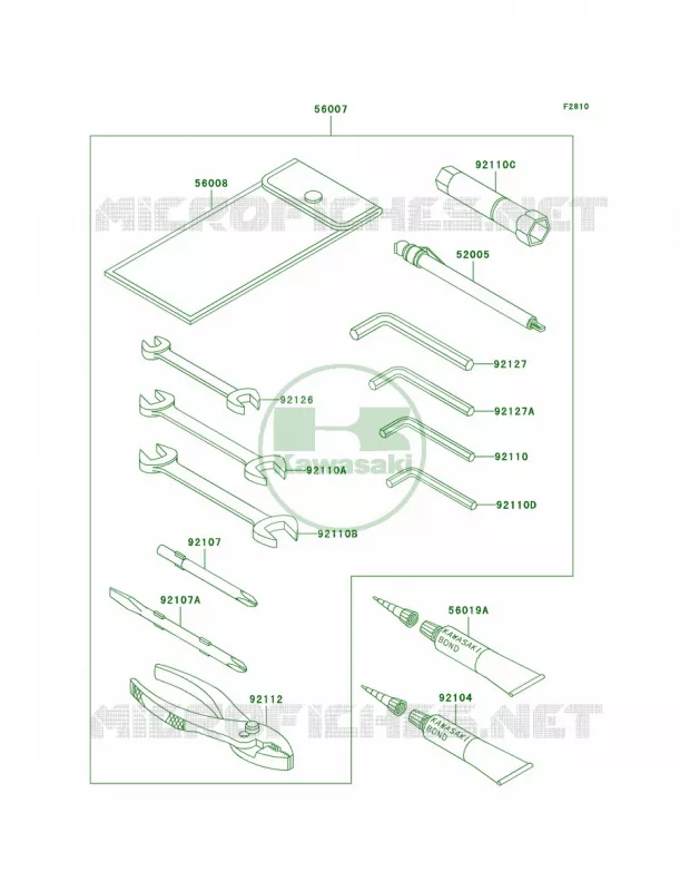 Owner's Tools Kawasaki MOTOS 1500 2002 Vulcan 1500 Nomad Fi  VN1500-L3