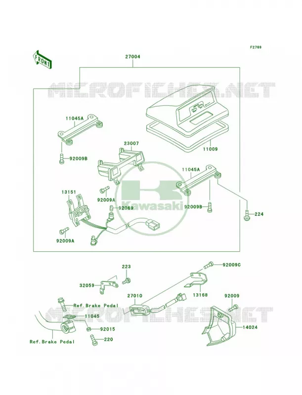 Cruise Switch Kawasaki MOTOS 1200 2002 Voyager XII  ZG1200-B16