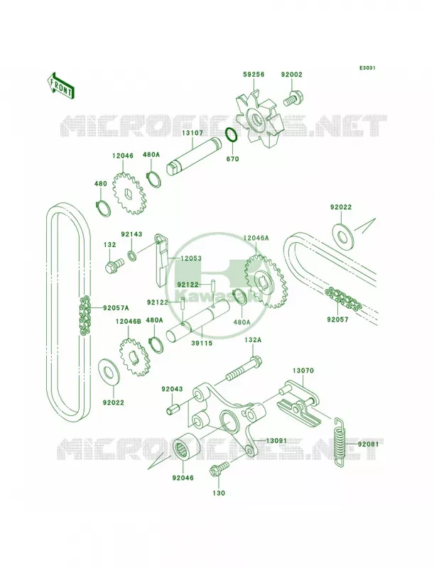 Water Pump Kawasaki MOTOS 1500 2001 Vulcan 1500 Nomad Fi  VN1500-L2