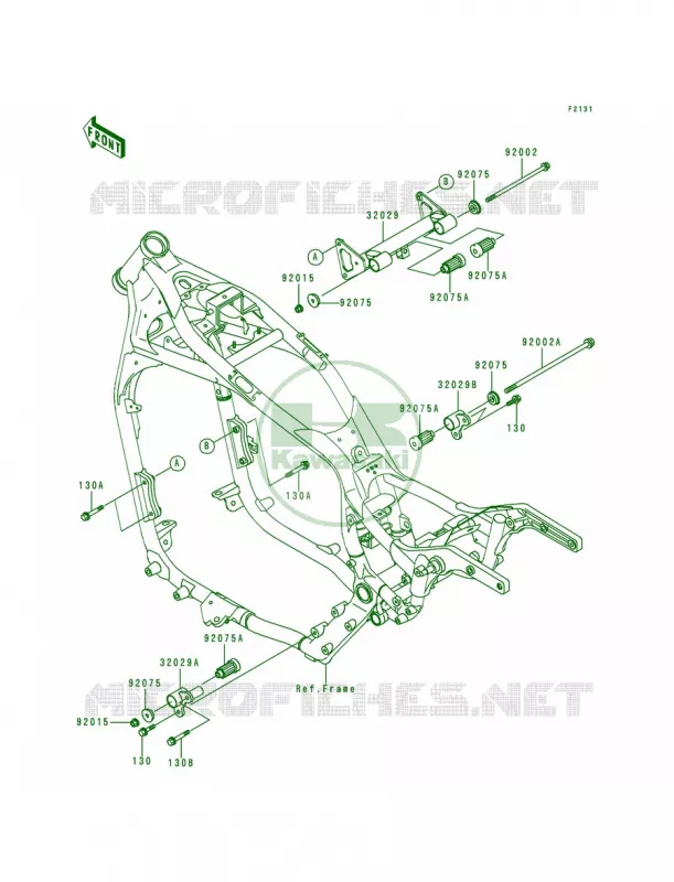 Frame Fittings Kawasaki MOTOS 1500 2000 Vulcan 1500 Nomad Fi  VN1500-L1