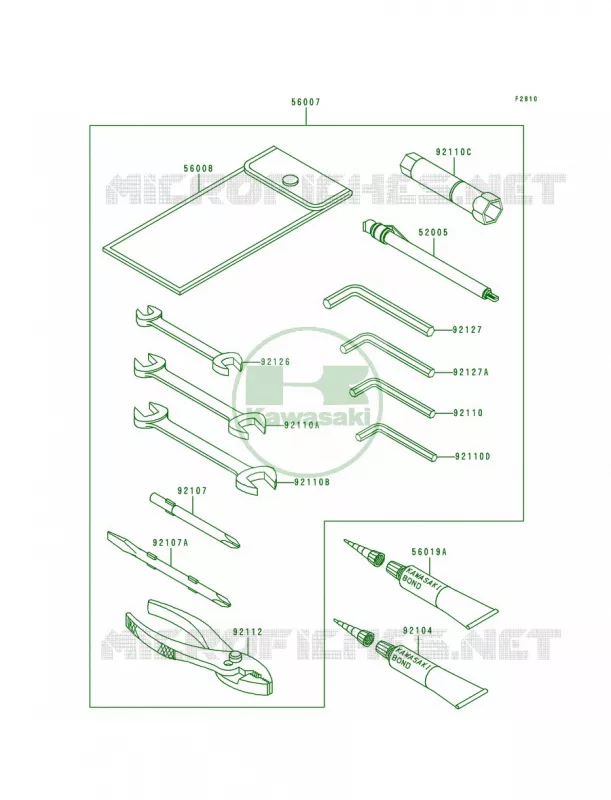 Owner's Tools Kawasaki MOTOS 1500 2000 Vulcan 1500 Nomad Fi  VN1500-L1