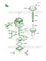 Carburetor Parts pour Kawasaki Voyager XII 1988