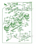 Carburetor pour Kawasaki Voyager XII 1988
