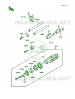 Change DrumShift Fork pour Kawasaki Voyager XII 1988