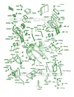 Cowling Lowers pour Kawasaki Voyager XII 1988