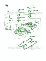 Cylinder Head Cover pour Kawasaki Voyager XII 1988