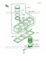 CylinderPiston pour Kawasaki Voyager XII 1988