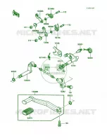 Gear Change Mechanism pour Kawasaki Voyager XII 1988