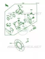 Rear Brake pour Kawasaki Voyager XII 1988