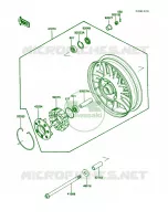 Rear Hub pour Kawasaki Voyager XII 1988