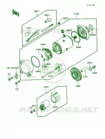 Starter Motor pour Kawasaki Voyager XII 1988