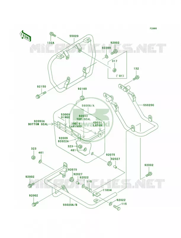 Guards Kawasaki MOTOS 1000 2002 Police 1000  KZ1000-P21