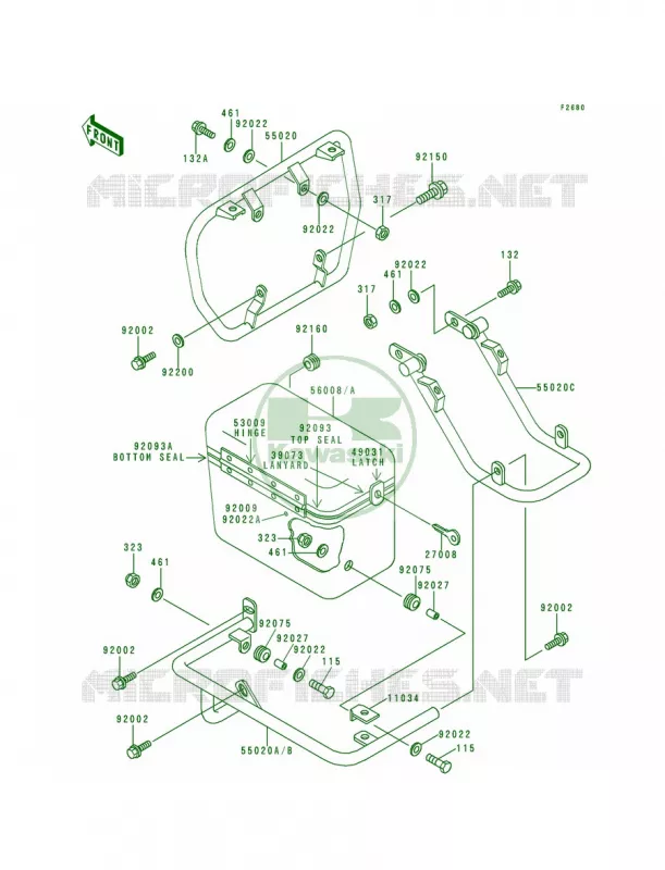 Guards Kawasaki MOTOS 1000 1996 Police 1000  KZ1000-P15