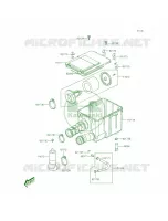 Air Cleaner pour Kawasaki Brute Force 300 2015
