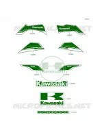 DecalsWhiteCFF pour Kawasaki Brute Force 300 2015