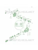 Drive ShaftFinal Gear pour Kawasaki Brute Force 300 2015