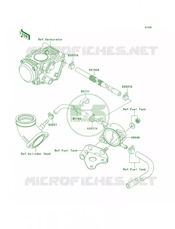 Fuel Pump Kawasaki QUAD 650 2012 Brute Force 650 4x4  KVF650DCF