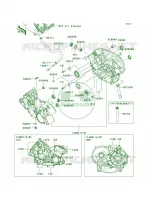 Crankcase pour Kawasaki Brute Force 750 4x4i 2010