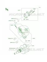 Crankshaft pour Kawasaki Brute Force 750 4x4i 2010