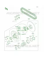 Driven ConverterDrive Belt pour Kawasaki Brute Force 750 4x4i 2010