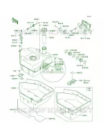 Fuel Tank pour Kawasaki Brute Force 750 4x4i 2010