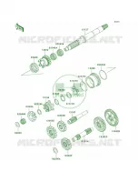 Transmission pour Kawasaki Brute Force 750 4x4i 2010
