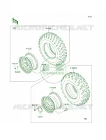 WheelsTiresF8F pour Kawasaki Brute Force 750 4x4i 2010