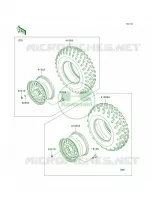 WheelsTiresFAFFBF pour Kawasaki Brute Force 750 4x4i 2010
