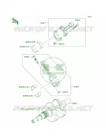 Crankshaft pour Kawasaki Brute Force 750 4x4i 2008