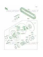 Driven ConverterDrive Belt pour Kawasaki Brute Force 750 4x4i 2008