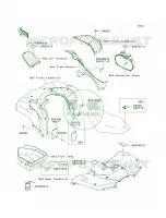 Labels pour Kawasaki Brute Force 750 4x4i 2008