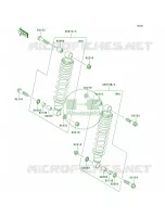 Shock Absorbers pour Kawasaki Brute Force 750 4x4i 2008