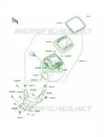 Meters pour Kawasaki Brute Force 650 4x4 Hardwoods Green HD 2008