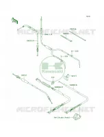 Cables pour Kawasaki Brute Force 650 4x4i Hardwoods Green HD 2008