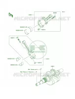 Crankshaft pour Kawasaki Brute Force 650 4x4i Hardwoods Green HD 2008