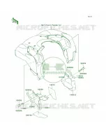 Flap pour Kawasaki Brute Force 650 4x4i Hardwoods Green HD 2008