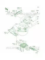 GuardsG6F G9F pour Kawasaki Brute Force 650 4x4i Hardwoods Green HD 2008