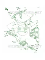 GuardsGAF pour Kawasaki Brute Force 650 4x4i Hardwoods Green HD 2008