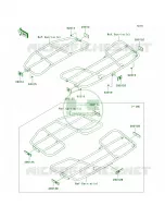 ReflectorsCN pour Kawasaki Brute Force 650 4x4i Hardwoods Green HD 2008