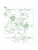 CarburetorUS pour Kawasaki Brute Force 650 4x4 Hardwoods Green HD 2007