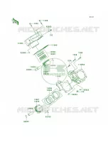 CylinderPistons pour Kawasaki Brute Force 650 4x4 Hardwoods Green HD 2007