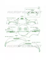 Decals pour Kawasaki Brute Force 650 4x4 Hardwoods Green HD 2007