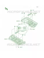 Footrests pour Kawasaki Brute Force 650 4x4 Hardwoods Green HD 2007