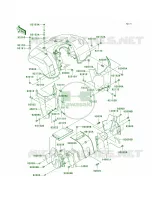 Front Fenders pour Kawasaki Brute Force 650 4x4 Hardwoods Green HD 2007